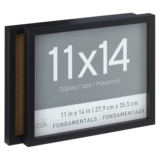 2-Pack Black 11" x 14" Shadow Boxes, Fundamentals By Studio Décor®